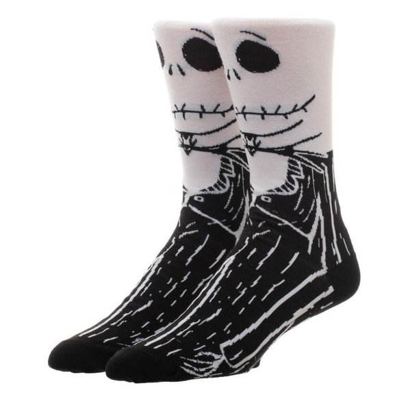 Nightmare Before Christmas Jack Skellington Socks - Picture 1 of 2